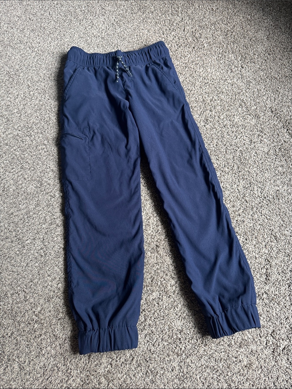 Weatherproof Navy Drawstring Joggers